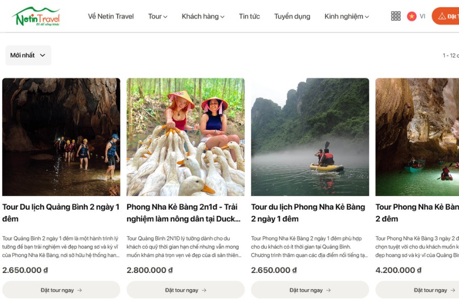 Lịch trình du lịch Quảng Trị 1 ngày của Netin