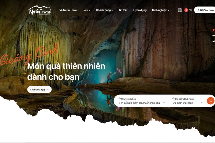 Tham khảo các tour du lịch Quảng Bình tại website của Netin Travel