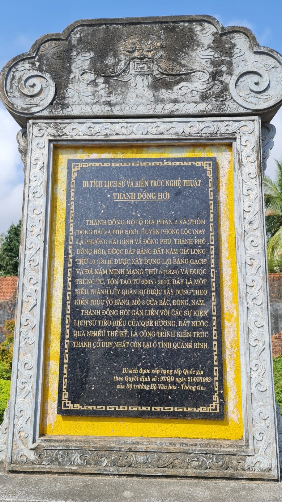 Di tích thành Đồng Hới