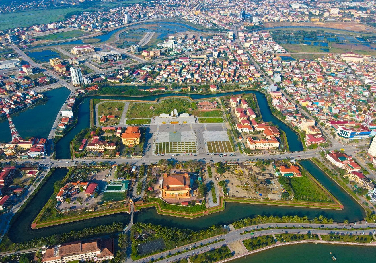 Thành Đồng Hới từ trên cao